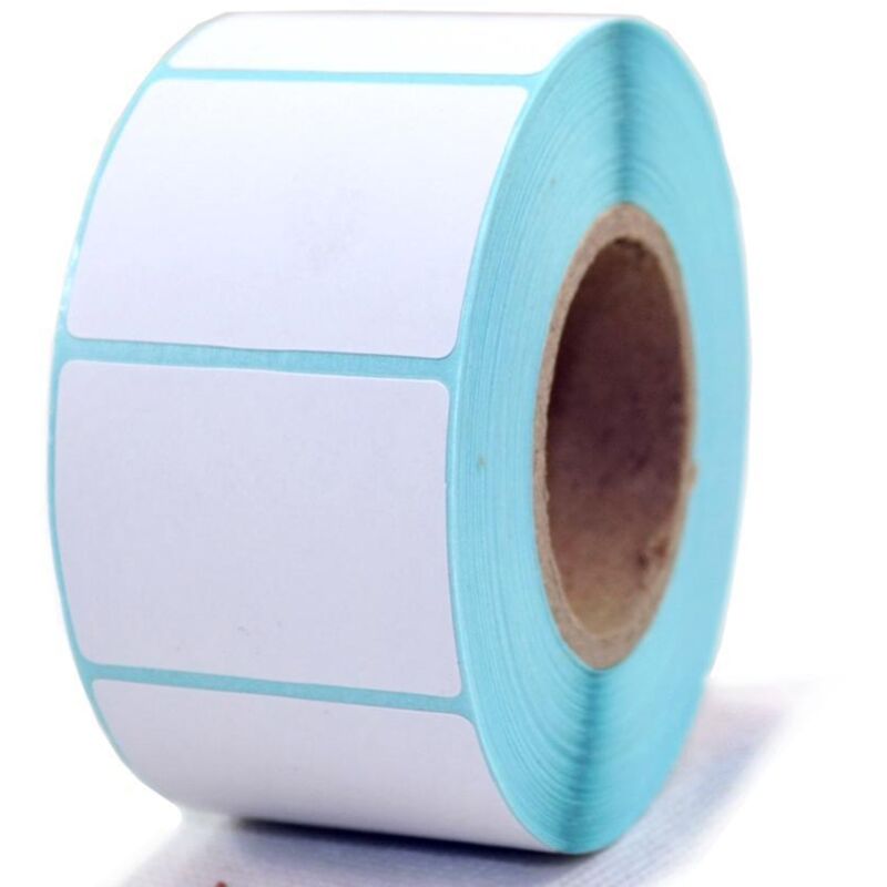 Packung Mit 800 Weißen Selbstklebenden Etiketten, 60 Mm X 30 Mm, Für Gefrierdosen, Drucker