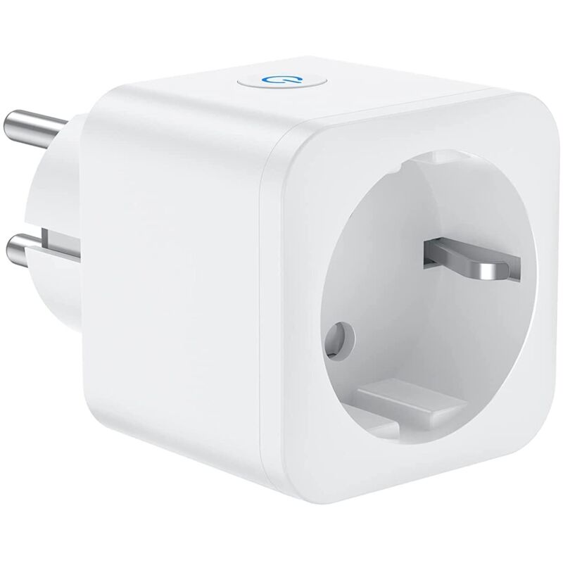 Intelligente Wifi-steckdose, 16a 3680w, Kompatibel Mit Alexa Und Google Home, Mit Sprachsteuerung Und Fernbedienung, Steckdose Mit Timer (1 Stück)