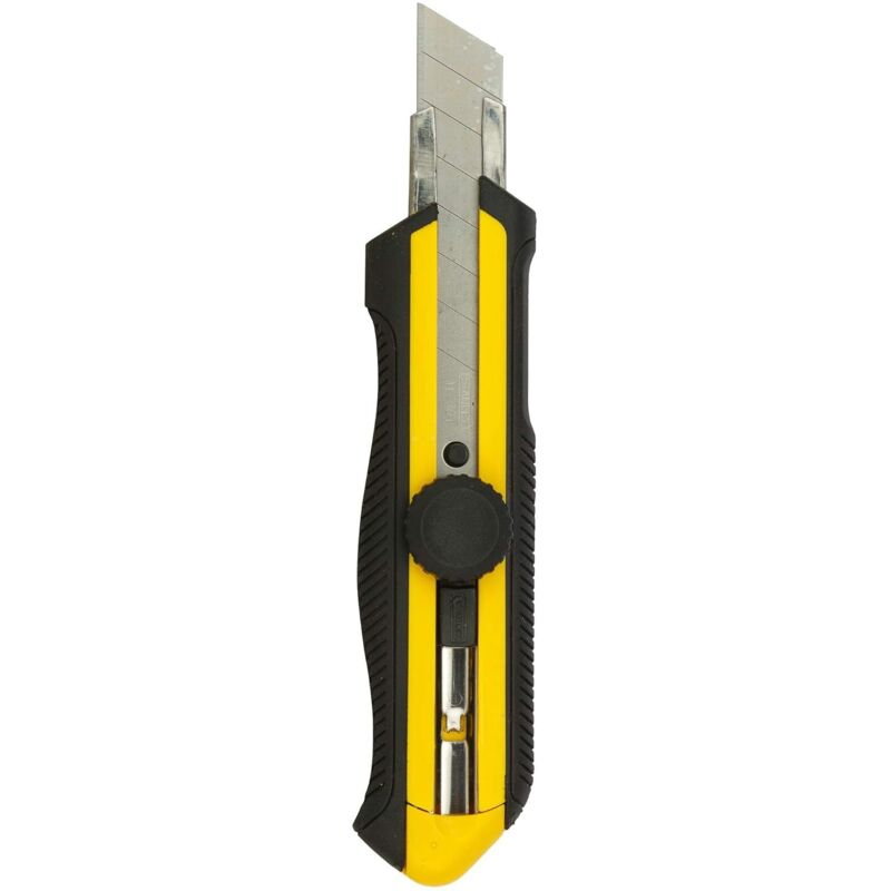 25-mm-abbrechklingenmesser Mit Zweikomponenten-griff, Klingenfeststellung, In 7 Teile Brechbare Klinge, Inklusive 1 Klinge