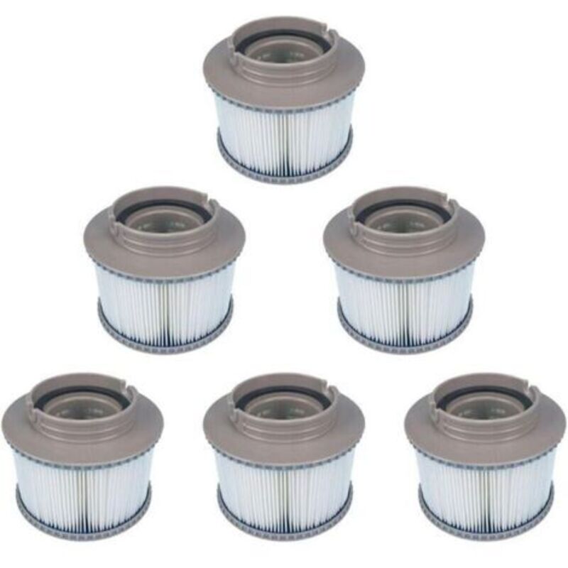 6er-pack Ersatzfilter Für Mspa Fd2089, Filterkartuschenpumpe Kompatibel Mit Allen Aktuellen Mspa-whirlpools