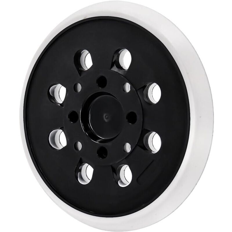 Schleifplatte 125 Mm – Kompatibel Mit Bosch Pex 300/400 Ae – Geschwindigkeit 12000 U/min – Für Holz Und Kunststoff – 8 Löcher Für Staubabsaugung
