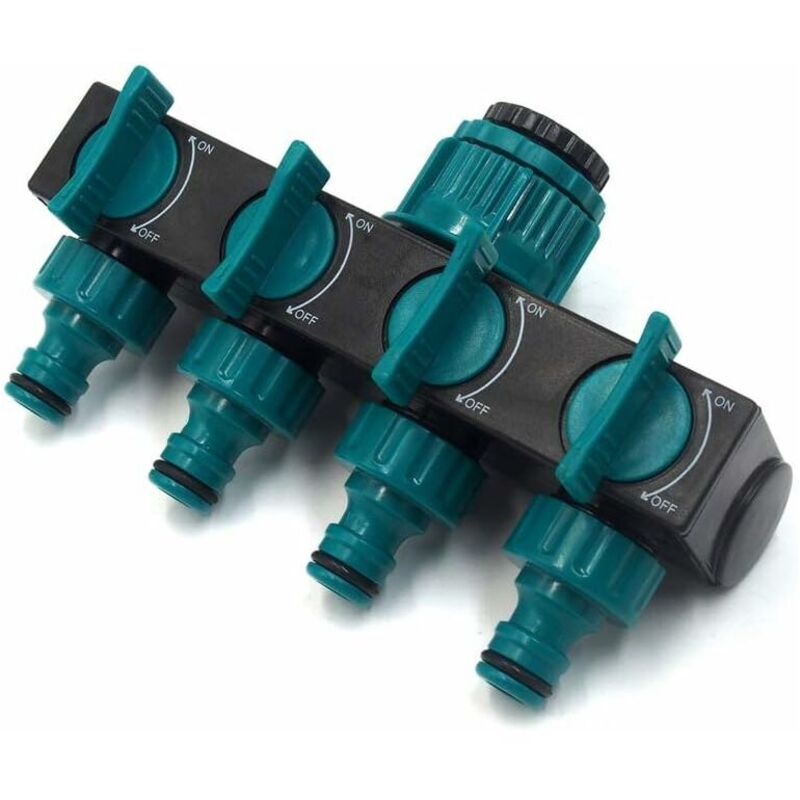3/4" Gartenschlauchverteiler, Wasserhahnteiler, Schlauchverbinder, Düsentrenner, Wasserhahnanschluss, Praktisch Für Garten Und Haushalt