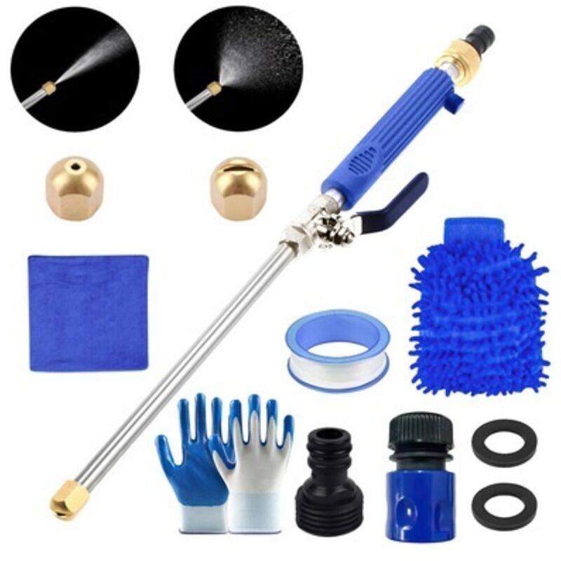 Hochdruck-wasserpistole, Aus Vollmessing, Mit Langer Düse, Für Reinigung Und Gartenarbeit
