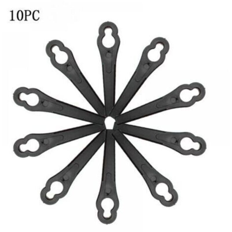 Ersatzklingen Für Rasentrimmer, 10 Stück Universelle Rasentrimmerklingen, Ersatzmesser Für Rasenmäher