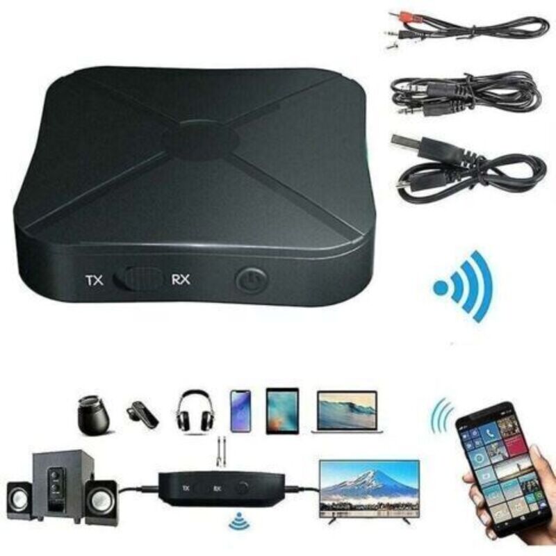 2-in-1 Bluetooth Sender Empfänger Adapter Drahtlos Tv Stereo Audio
