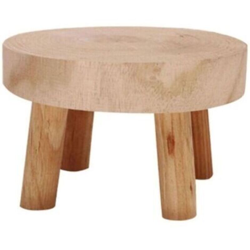 Holzständer Für Topfpflanzen, Blumenholztopfständer, Mini-holzhocker, Holzhocker, Für Innen- Oder Außenbereich, Wohnzimmer, Eingangsbereich (größe: S)