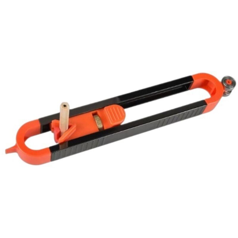 Konturregel Mit Verriegelung – Konturlehre Für Unregelmäßige Formen – Robuster Metallkörper – Präzise Messung 23x3,5x2,7cm