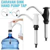 Caravane Spülbecken Handpumpe Doppelwirkung Camping Anhänger Wohnmobil Ersatz (schwarz Und Weiß)