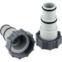 Schwimmbad-schlauchadapter, 2 Stück Schlauchadapter Schwimmbadadapter A Für 32-38 Mm Schwimmbad Für Pumpen Schwimmbadzubehör Mit Gewinde, Dichtungsring
