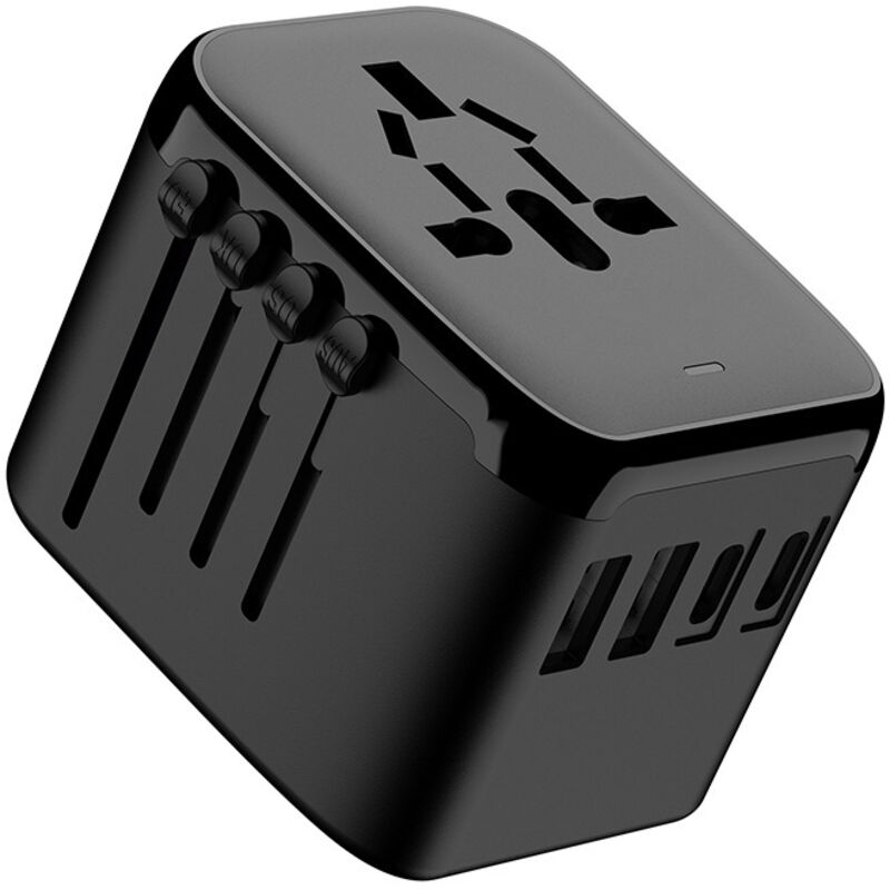 Universeller Reiseadapter Weltweit Mit Pd20w, 2 Usb, 2 Usb-c Und 1 Ac-steckdose, Internationaler Steckdosenadapter Für Deutschland, Die Usa, Großbritannien, Die