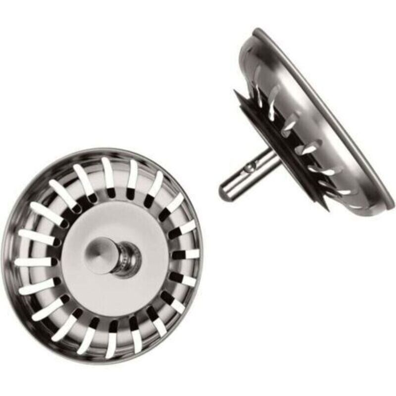 Küchenspülenfilter 80mm. 2 Stück Spülstopfen Mit 2 Haarfangsieben. Universeller Edelstahlfilter 304, Verdickt Für Die Küche. Spülstopfen. Küchensieb