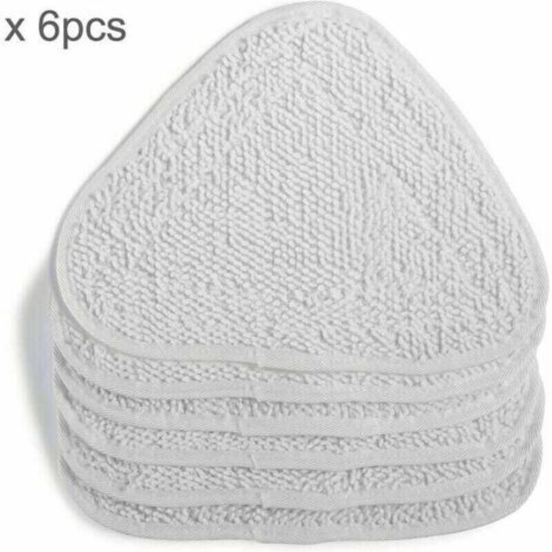 6x Ersatzbezüge Für Vileda Steam Dampfreiniger, 100 Hot Spray Mop Ersatzbezug, Familienpackung, Weiß