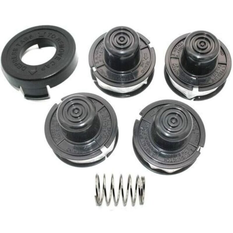 Spule Und Fadenführung Für Black & Decker Rasentrimmer – Kompatibel Mit Modellen Gl250, Gl310, Gl360, Glc500 – 4er-pack - Rs-136