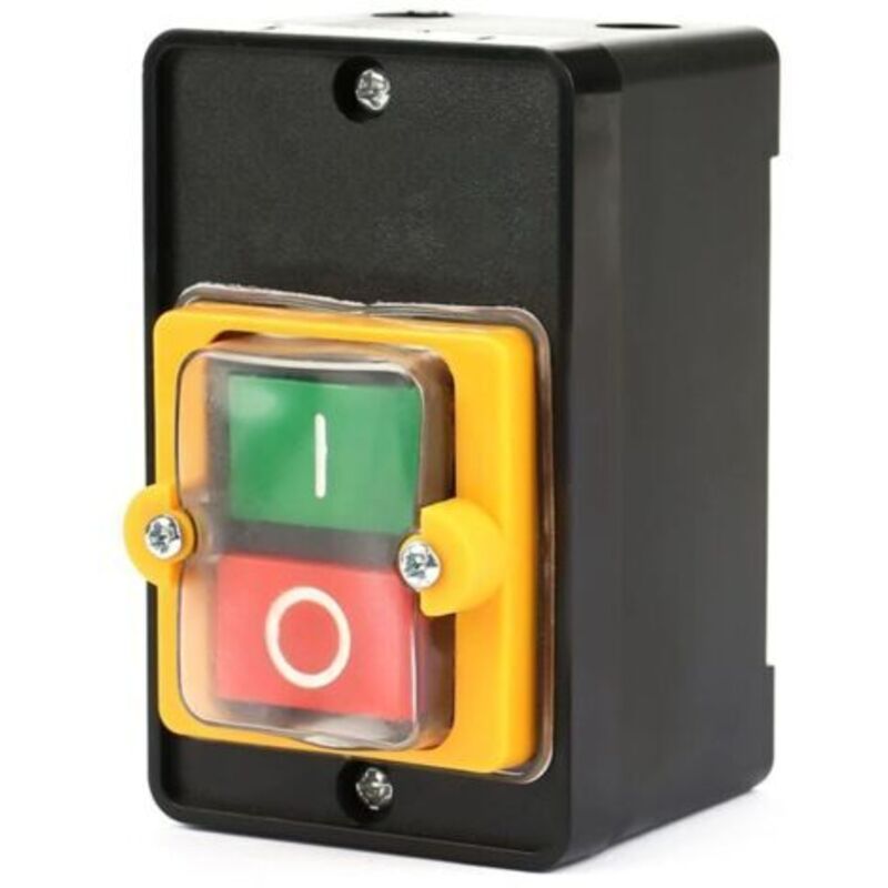 Ac220v/380v Drucktaster, Wasserdichter Stromversorgungsschalter Mit Gehäuseschalter, Bedientaster Mit Unterschalengehäuse