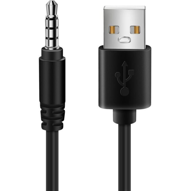 Usb 2.0 Stecker Auf 3,5mm Klinkenstecker Audio-adapterkabel Für Auto-ladegerät Mp3