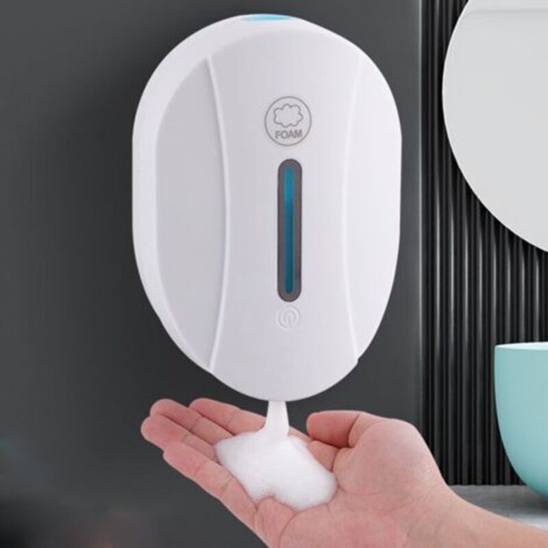 Automatischer Wandseifenspender – 550 Ml Fassungsvermögen – Ipx4 Wasserdicht – Keine Bohrung Erforderlich – Infrarotsensor