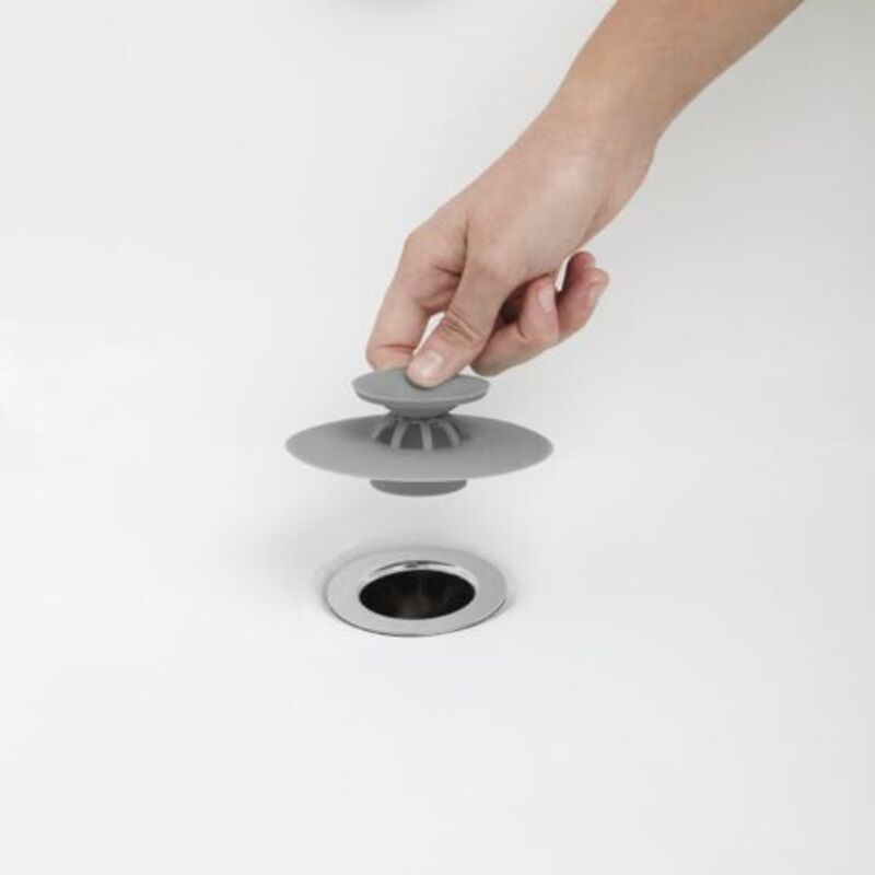 Serbien – Duschablauf Mit Haarfang – Durchmesser 10 Cm – Flexibles Und Langlebiges Silikon – Einfache Installation Ohne Werkzeug
