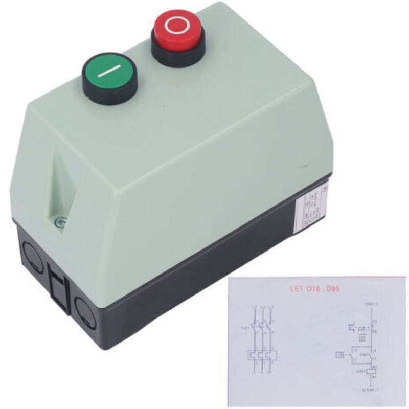 Eosnow Magnetischer Elektromotorstarter Ip55, Wasserdichter Einphasen-220/230-v- Und Dreiphasen-380/400-v-motorsteuerungsschalter