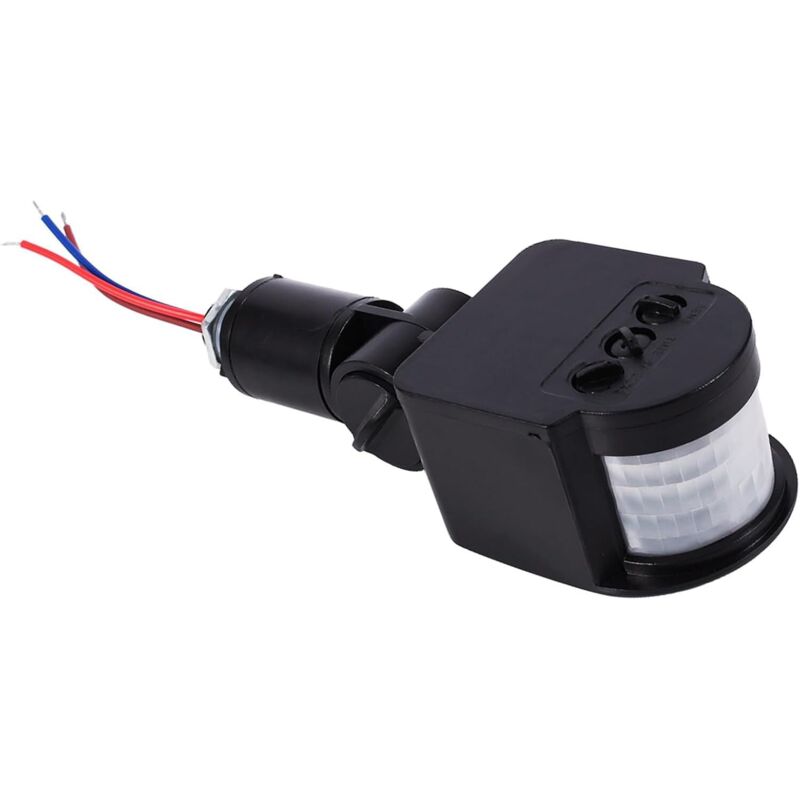 Pir-infrarot-bewegungsmelder 85v-220v – Reichweite Bis Zu 12 M – Lux-einstellung 2-2000 Lux – Offene Installation Für Innen- Und Außenbereich