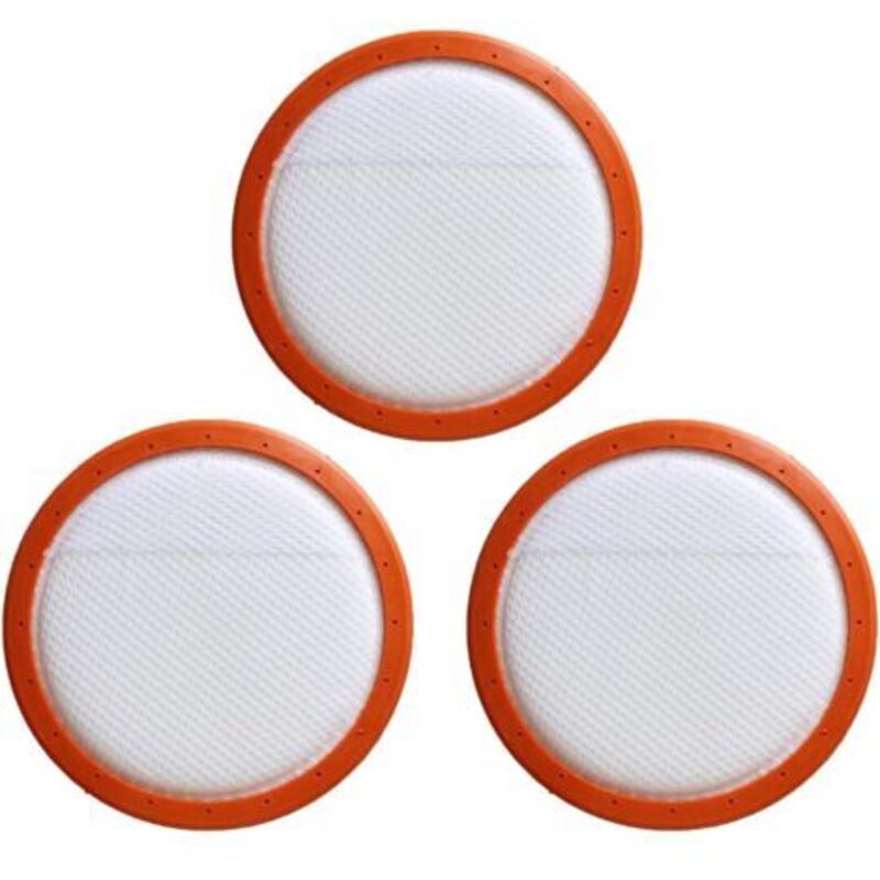 3-teiliger Filter Für Staubsauger, Waschbare Runde Hepa-baumwollfilterelemente Für Midea Staubsauger C3-l148b C3-l143b Vc14a1-vc 130 Mm