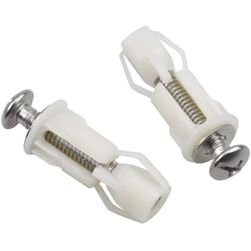 2 Expansionsdübel Für Toilettendeckel, Befestigungsschrauben Für Toilettenbrille, Montageset Für Toilettensitz, Ersatzteile Für Toilettendeckel, Befestigungsaccessoire