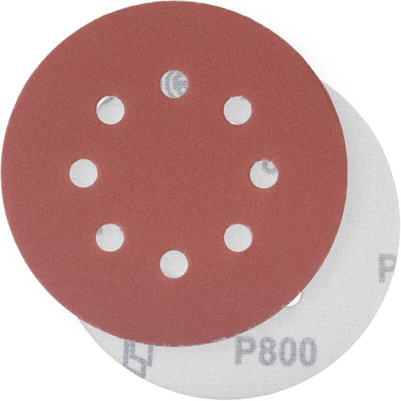 800 Schleifscheiben, Schleifpapier, Korngröße 125 Mm, Ideal Zum Schleifen/polieren/entrosten Hsdps5m100, 100er-pack