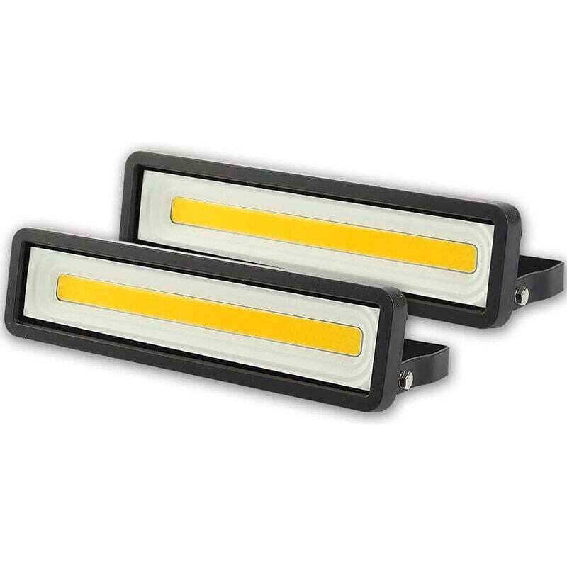 2er-set Led-strahler 50w 4000lm – Warmweißes Sicherheitslicht 3000k – Ip66 Wasserdicht Für Terrasse Und Garten