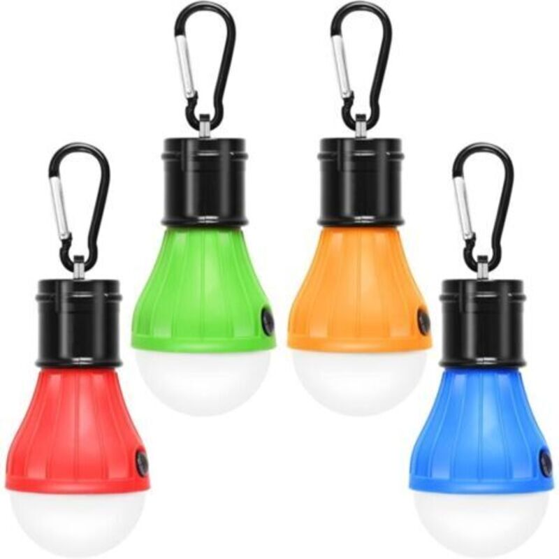 4er-set Led-campinglampen, Wasserdicht Für Wandern, Angeln Und Notbeleuchtung, Batteriebetrieben, Für Innen- Und Außenbereich.