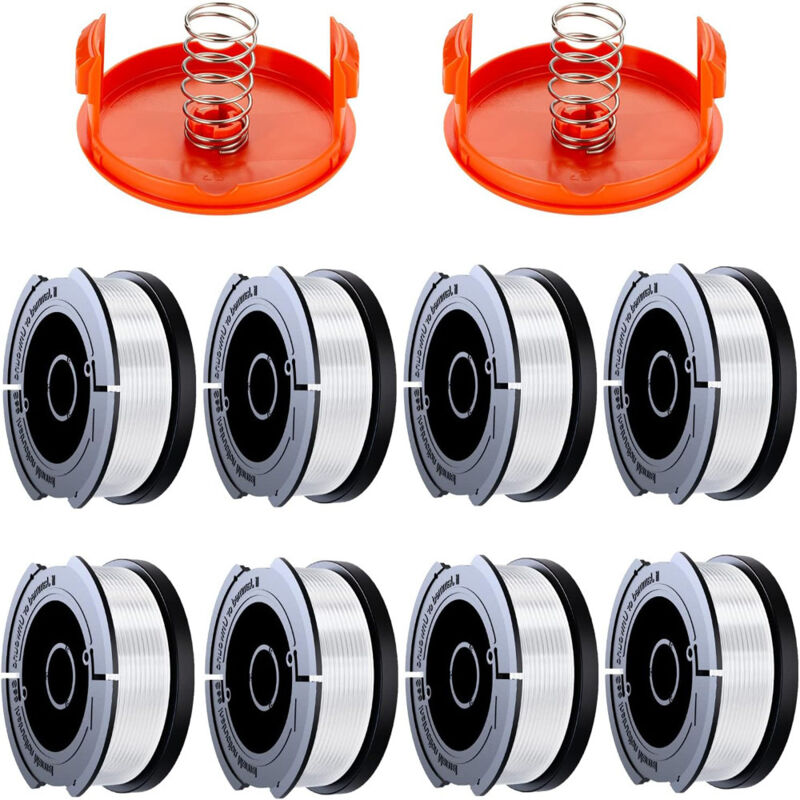 8+2+2er Set Black+decker Af-100-3zp Nylonfaden-spule, Mähkopf, Trimmerfaden, Schneideseil