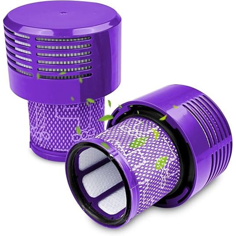 2er-pack Filter Kompatibel Mit Dyson V10, Staubsaugerfilter-zubehör, Zyklon-staubsauger-ersatzteil Für Waschbaren Vakuumfilter, Total Clean, Waschbar Zum Ersetzen