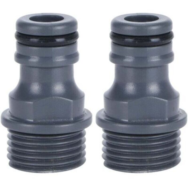 (2er-pack) Schnellkupplung Für Gartenschlauch, Männlich, Pvc-wasserschlauchanschluss, Wasserhahnadapter, Gartenbewässerungswaschmaschine