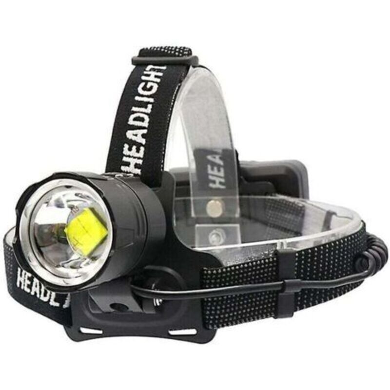 Wiederaufladbare Led-stirnlampe 10000 Lumen Xhp70.2 Leistungsstarke Stirnlampen Arbeitslicht Hohe Leistung Zoombarer Scheinwerfer Für Angeln, Höhlenforschung Und Jagd