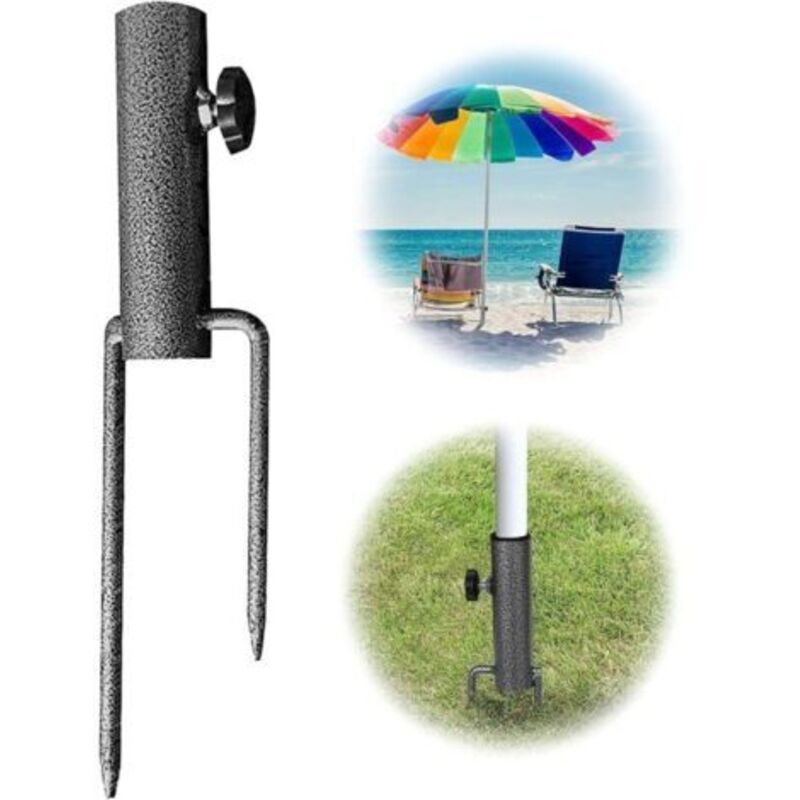 Sonnenschirm-erdspieß, Sonnenschirm-dübel, Strandsonnenschirm-sandanker, Sonnenschirm-pfahl, Eiserner Sonnenschirmfuß, Sonnenschirm-zubehör, Befestigung