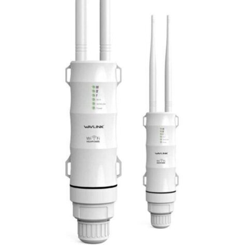 Wavlink Ac600 Wifi-verstärker/wifi-repeater, Leistungsstark, Für Den Außenbereich, Mit Poe-stromversorgung/dual-band 2,4+5 Ghz/2 Antennen Für Große Reichweite
