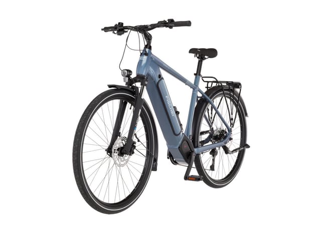 FISCHER Fahrrad E-Bike Trekkingrad VIATOR 6.8I 711 55 ULTIMATE, 9 Gang Shimano Cues RD-U3020 Schaltwerk, Mittelmotor, 711 Wh