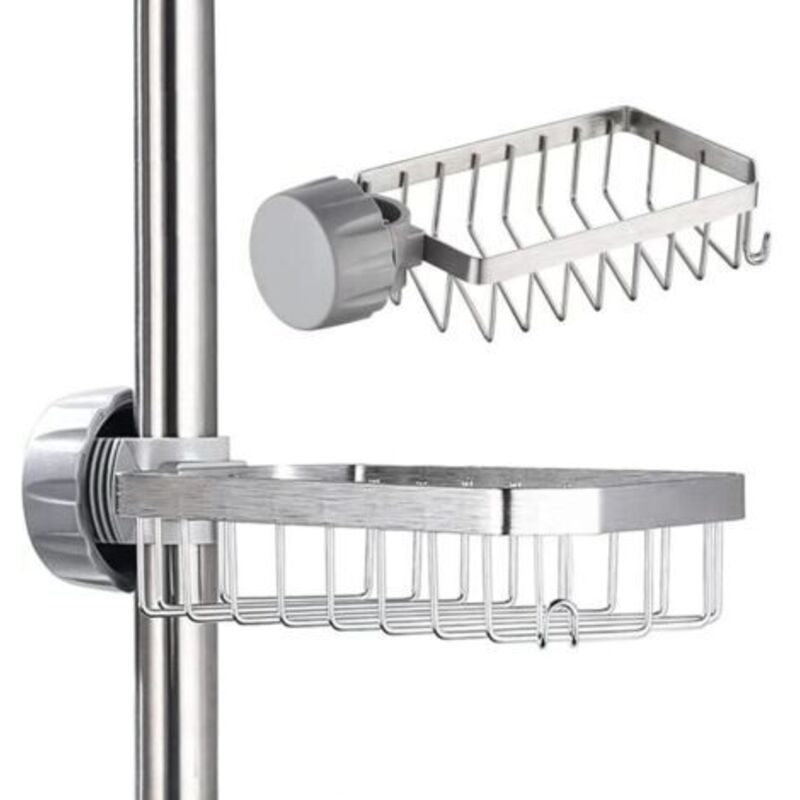 Duschseifenspender – Dusch-shampoo-halter, Kein Bohren Erforderlich, Geeignet Für Stangen Von 25 Bis 40 Mm