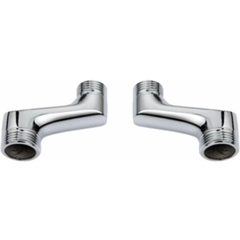 Winkelanschluss Für Dusche, Reduzier-winkelanschluss Aus Messing, Verstellbarer Schwenkarm, Wandanschluss Mit Gegenwinkel, Exzentrischer Anschluss 1/2 3/4, Chrom
