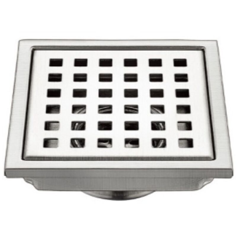 Edelstahl-bodensiphon 304, 150 Mm – Doppeltes Sieb Und Abnehmbares Filter – Effiziente Entwässerung Und Insektenschutzend - 15 Cm