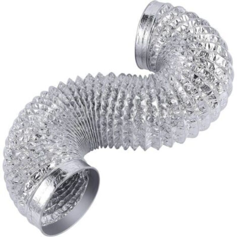 Robustes, Flexibles 4-zoll-trockenabgasrohr, Extra Dickes Aluminium-leitungskit (6 Schichten) Für Enge Räume Von 3 Fuß