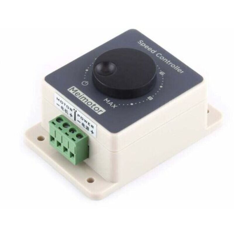 12v Motor-drehzahlregler, Pwm-motor-drehzahlregler Pulsweitenmodulation Dc10-60v 20a Wasserdichtes Gehäuse