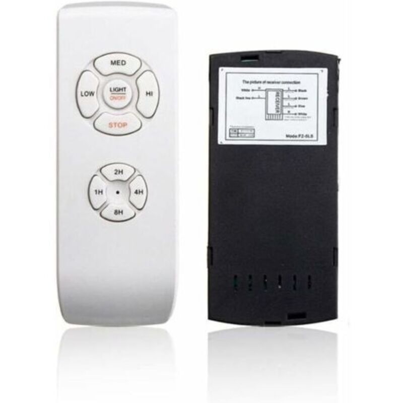 Universeller Deckenventilator Mit Fernbedienung, 110 V/220 V, Kabelloses Verteilerkit Für Zuhause/büro/hotel, Weiß