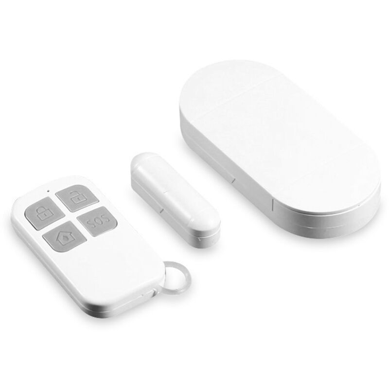 Drahtloser Tür- Und Fensteralarm – Magnetischer Diebstahlschutzsensor 130 Db – Stromversorgung Durch 2 Aaa-batterien – Werkzeuglose Installation