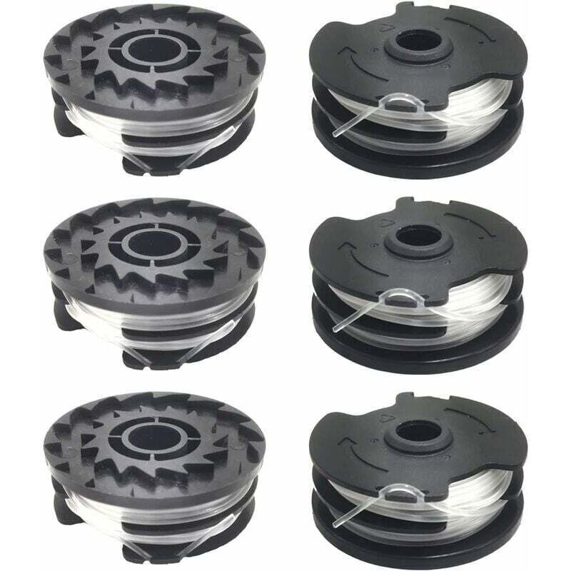6er-pack Nylonfaden-spulen, 1,6 Mm, Für Rasentrimmer Lidl Parkside – Spiraldesign Für Effizientes Schneiden – Kompatibel Mit Prta 20-li, Prt 300, Prt 550
