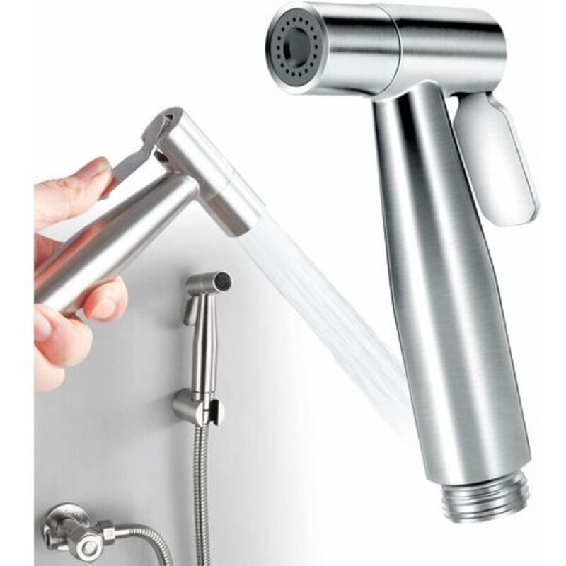 304 Edelstahl-bidet-dusche – Einstellbarer Wasserdruck – Werkzeugfreie Installation – Für Effektive Reinigung Und Tierwäsche