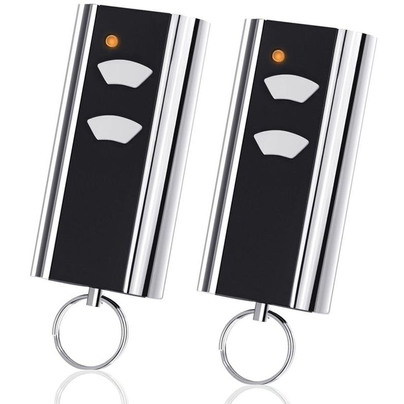 2er-pack Universal-fernbedienungen Für Garagentore, 433 Mhz, Tragbarer Sender