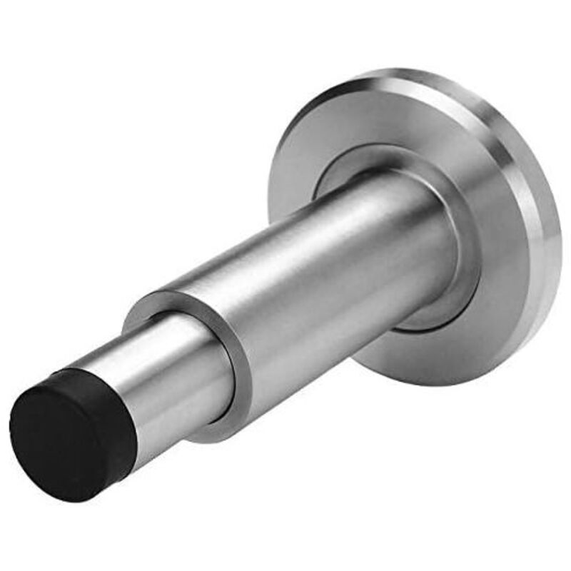 Edelstahl 304 Türstopper Für Die Wand – Verstellbar 75-110mm – Gummischutz – Montage An Wand, Holz, Keramik