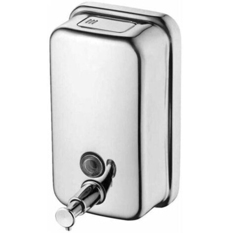 Seifenspender, Manueller Wandseifenspender Aus Edelstahl, Kommerzieller Seifenspender Für Badezimmer, Küche, Markt, Hotel, Restaurant (500 Ml), Trimec