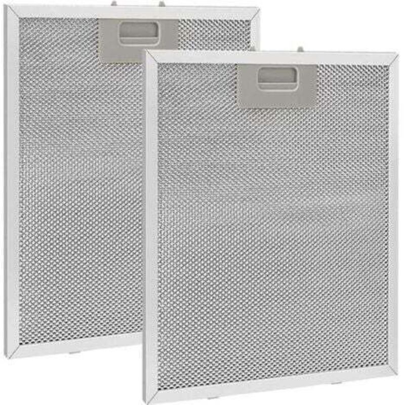 2 Stück Metallfettfilter Für Dunstabzugshaube 320x260mm, Mesh-filter Zubehör Für Küchen-dunstabzugshauben