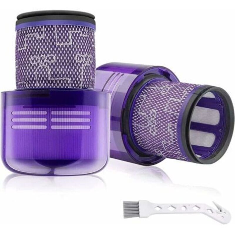Ersatzfilter V11 Für Dyson V11 V15 Sv14 Sv22, Chonphan Waschbare Ersatzfilter Kompatibel Mit Absolute Animal Detect Cyclone Extra Total Clean Pro Mit Reinigungsbürste - 2er-pack
