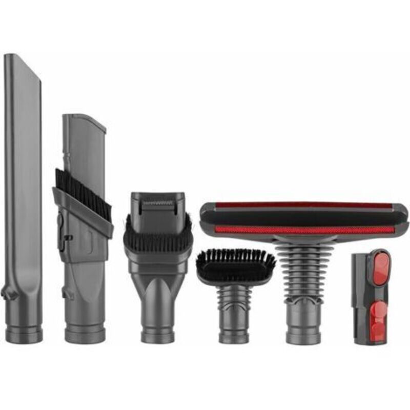 Zubehörset Für Dyson-staubsauger - Bürste - Mit Adapter - Total Clean - Für Dyson V8 V7 V10 - Kompatibel Mit Dyson V6 Dc45 Dc35 Dc52 Dc29 Dc62 Dc33 Dc34 Usw.